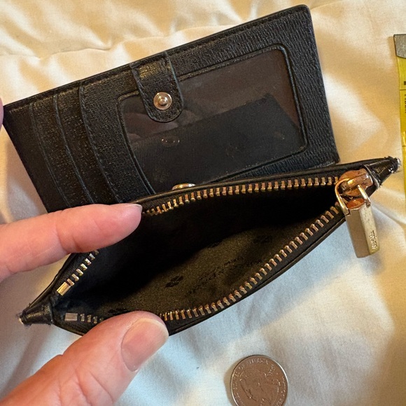 Kate Spade B&W Polka Dot Wallet - Picture 4 of 8